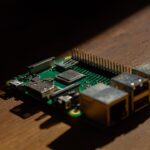 green and black computer ram stick